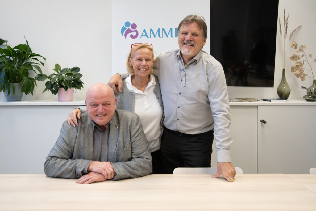 Ammeva-Gründer Dr. Franz Koettnitz, Angelika Rülicke, Burkhard Rülicke